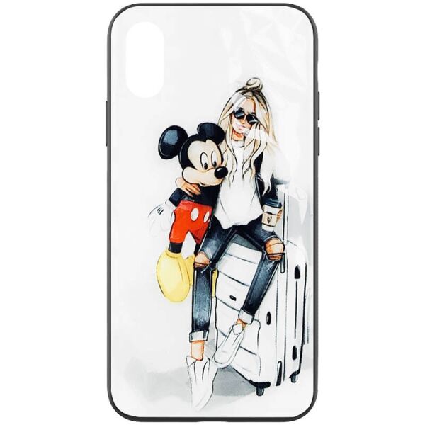 

TPU+PC чехол Prisma Ladies для iPhone XS (5.8") (Mickey) (1101918)