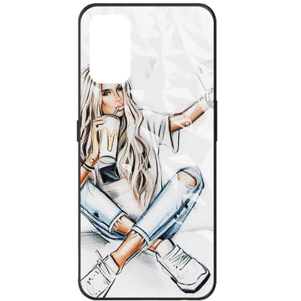 

TPU+PC чехол Prisma Ladies для Realme 7 Pro (Selfie) (1101851)