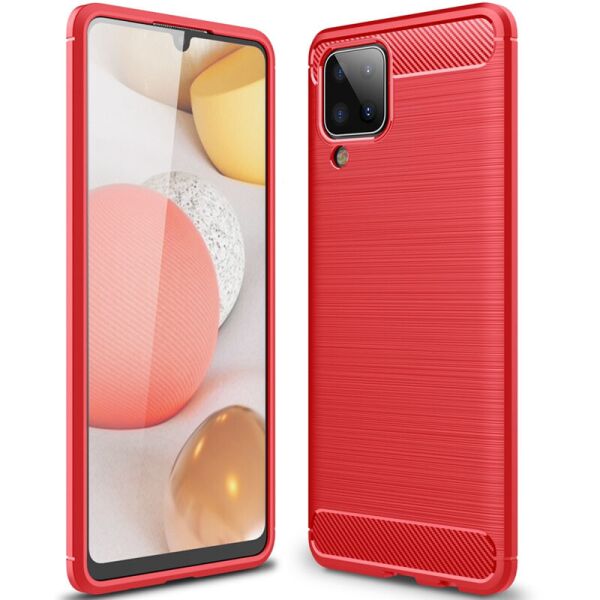 

TPU чехол Slim Series для Samsung Galaxy A12 (Красный) (1102634)
