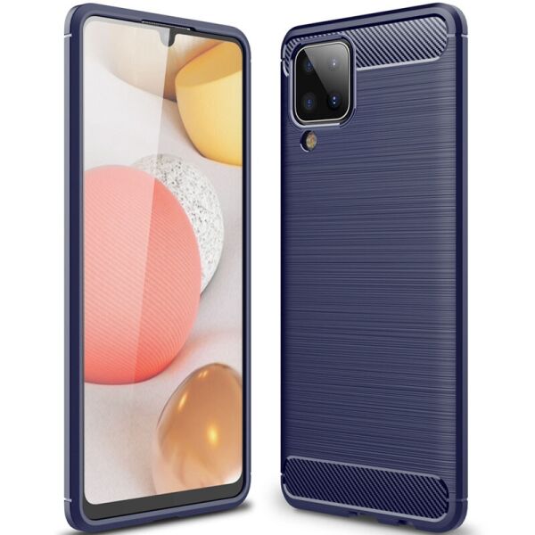 

TPU чехол Slim Series для Samsung Galaxy A12 (Синий) (1102636)