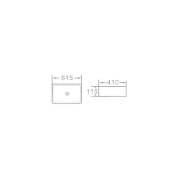 

Умывальник NEWARC белый Aqua 9461W
