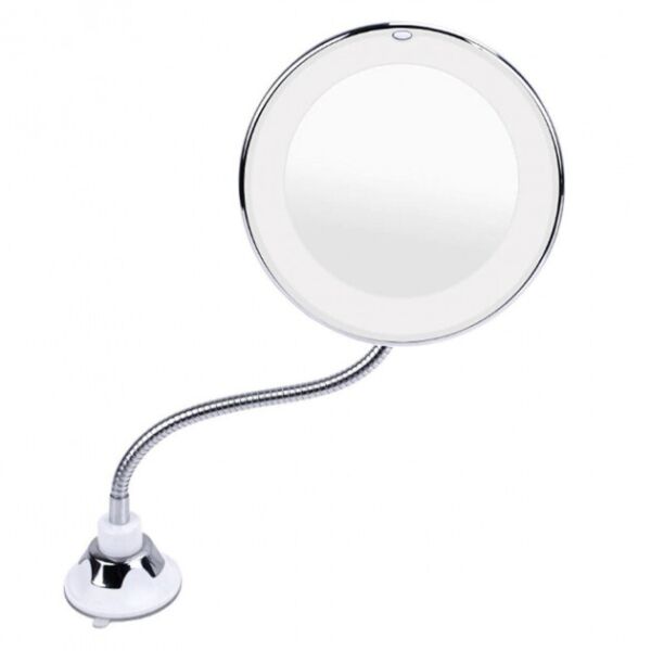 

Косметическое зеркало для макіяжу sunroz ultra flexible mirror з led підсвічуванням та збільшенням 10x (sun5620)