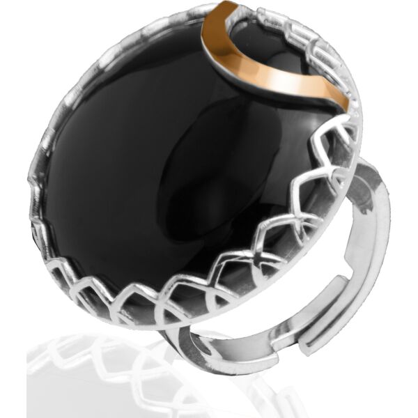 

Кольцо с ониксом Юрьев 79К 19