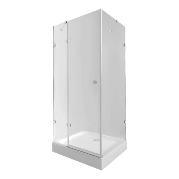 

Набор Qtap душевая кабина Capricorn CRM1018RC6 Clear + поддон Unirect 301815