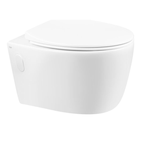 

Унитаз подвесной Qtap Leo безободковый с сидением Slim Soft-close QT11331002ERW