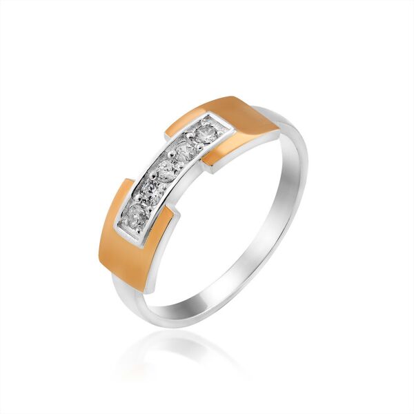 

Кольцо с мелкими камнями Юрьев 410л.с. 18