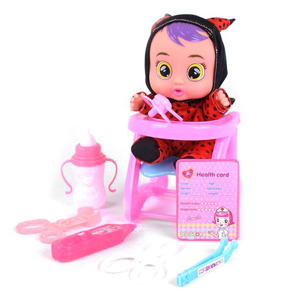 

Интерактивная игрушка плачущий пупс Cute Babies №5 кукла с настоящими слезами издающая звуки плача ребёнка