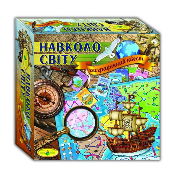 

Настольная игра Вокруг света. Географический квест 82258