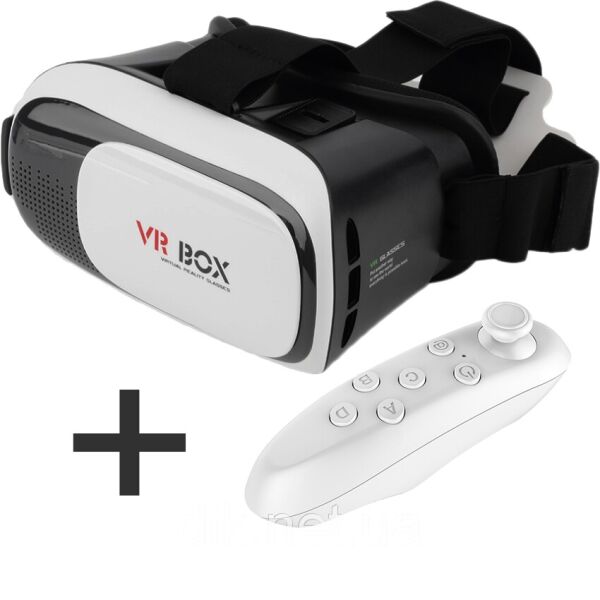 Акція на Очки виртуальной реальности VR BOX 2.0 с пультом (6877-1) від Allo UA
