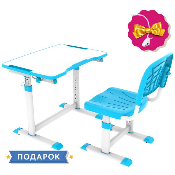 

Растущая детская парта со стульчиком Cubby Olea Blue