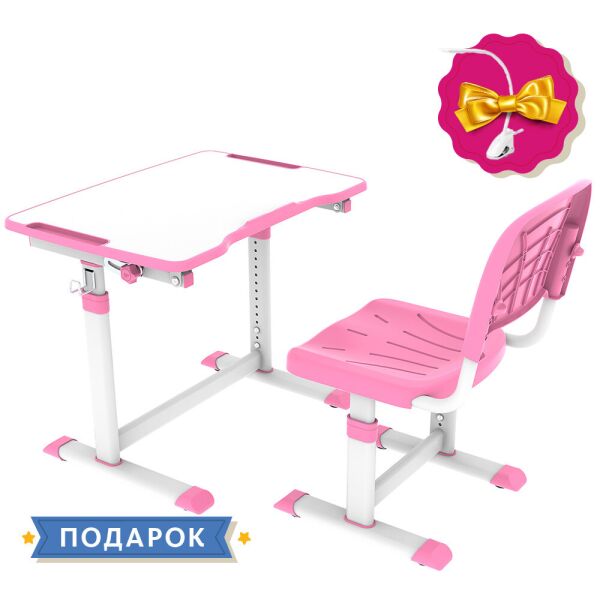 

Растущая детская парта со стульчиком Cubby Olea Pink