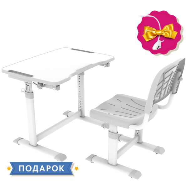 

Растущая детская парта со стульчиком Cubby Olea Grey