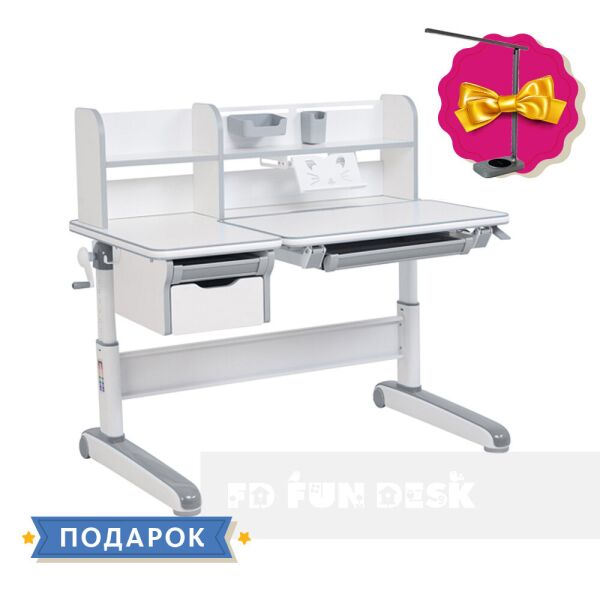 

Детский стол-трансформер FunDesk Libro Grey
