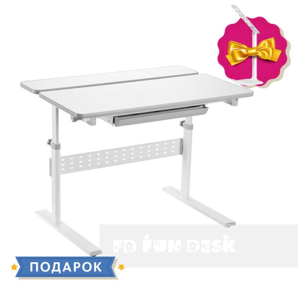 

Парта-трансформер для школьника Fundesk Colore Grey