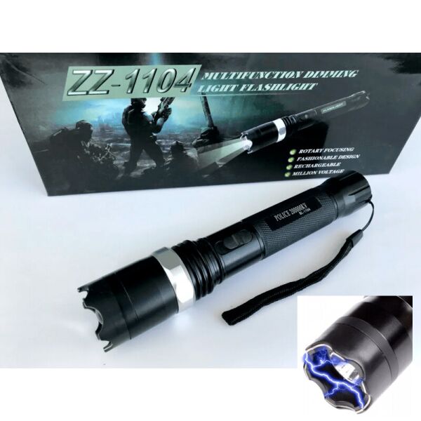 

Тактический Фонарик + Отпугиватель BAILONG BL 1104 Original (2319)