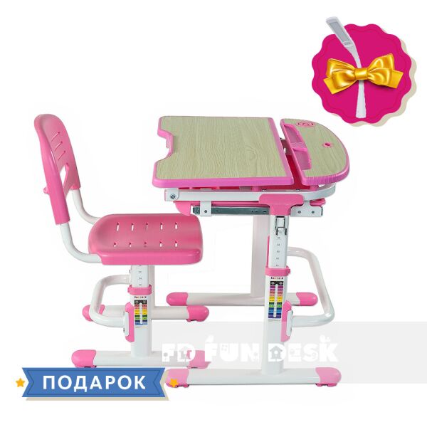 

Детская парта со стульчиком FunDesk Sorriso Pink