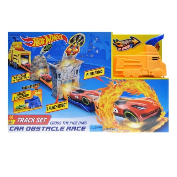 

Автомобильный трек Hot Wheel "Прыжок в лавовое кольцо"
