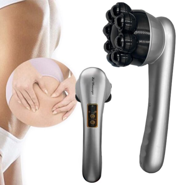 

Виброинфракрасный магнитный антицеллюлитный с подогревом Magnetic Heat Massager Серый