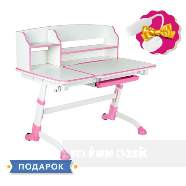 

Растущая детская парта FunDesk Amare II Pink