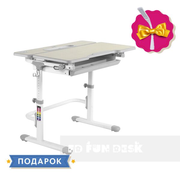 

Растущая парта для дома FunDesk Lavoro L Grey