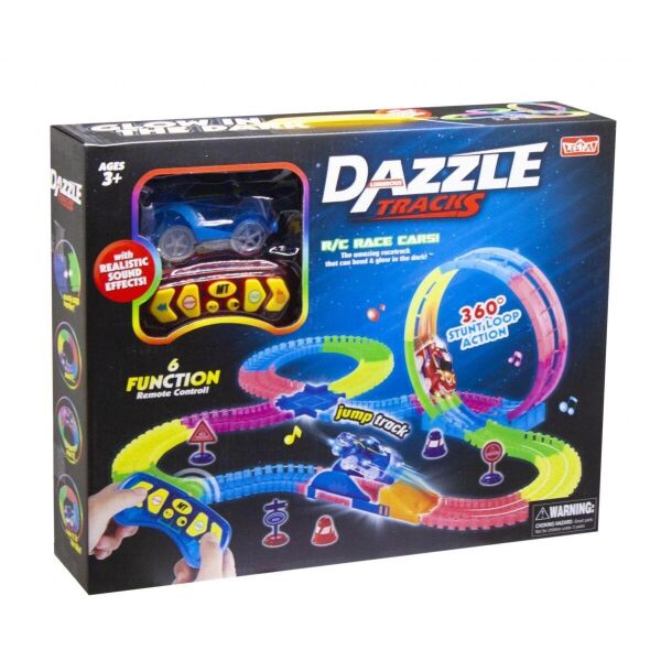 Акція на Детский гоночный трек Dazzle Tracks NEW 187 деталей Машинки на радиоуправлении, гоночная трасса від Allo UA
