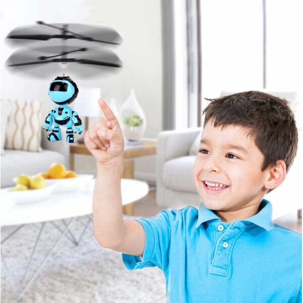 

Игрушечный летающий робот Astrobot JQ 1383 сенсорное управление, зарядка USB