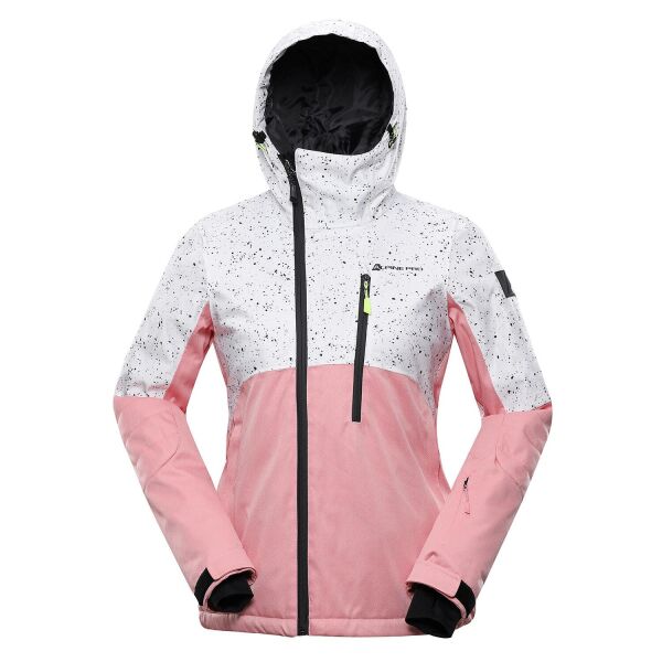 

Куртка Alpine Pro Makera 2 Women M Белый-Розовый