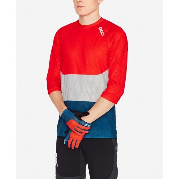 

Велоджерси POC Essential Enduro 3/4 Light Jersey M Красный-Синий
