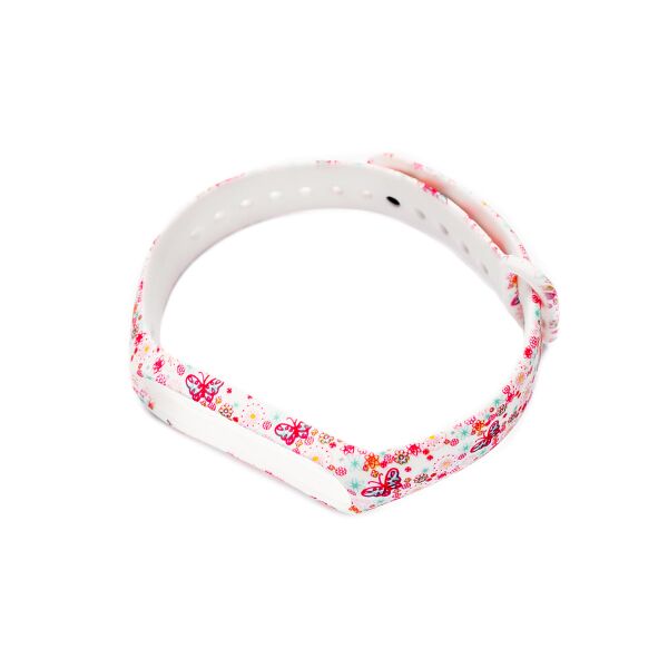 

Ремешок XoKo Xiaomi силиконовый для Mi Band 3/4 Flowers Red