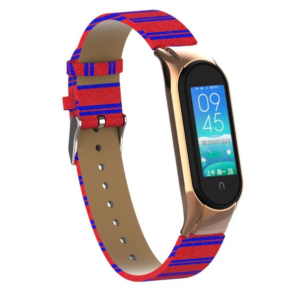 

Ремешок ХоКо Leather Premium Band для Xiaomi Mi band 5 Red