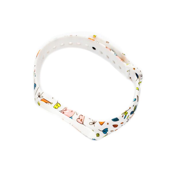 

Ремешок XoKo Xiaomi силиконовый для Mi Band 3/4 Flowers White