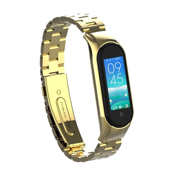 

Ремешок ХоКо Metal Premium Band для Xiaomi Mi band 5 Gold