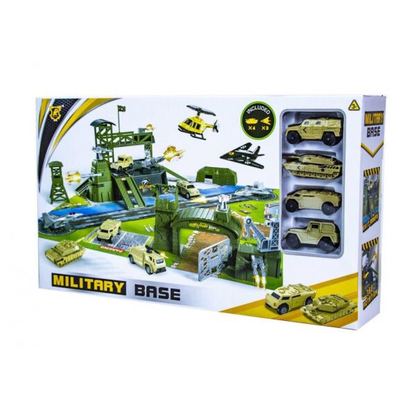 

Игровой набор Военная База PENG RONG Комбинированный