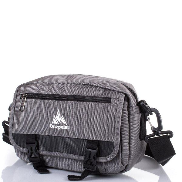 

Мужская спортивная сумка (W5078-grey) Onepolar 25х16х9 см Серый
