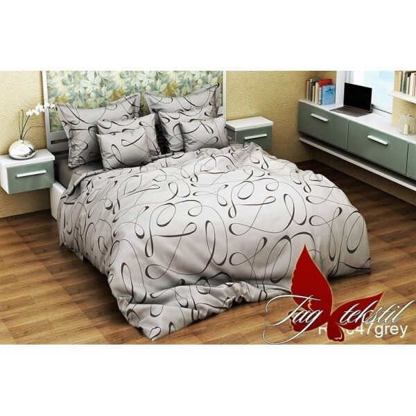 

Постельное белье (R4047grey) TAG tekstil Евро