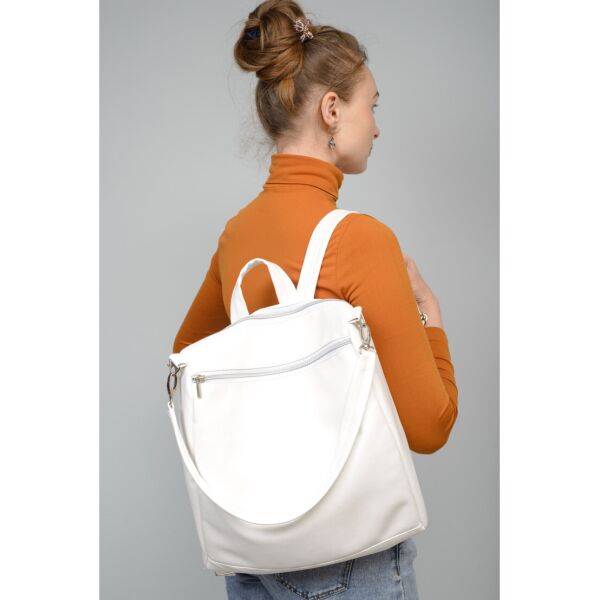 

Женский рюкзак Sambag Trinity MZO белый 28309008