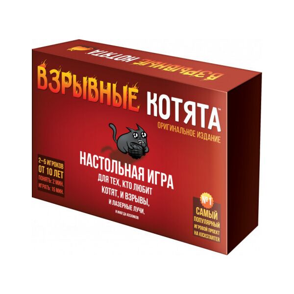 

Настольная игра Взрывные котята Hobby World Разноцветный