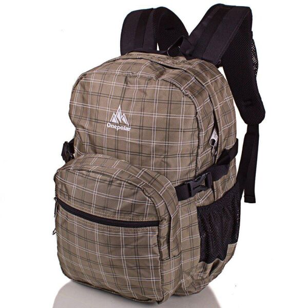 

Мужской рюкзак для ноутбука (W1573-khaki) Onepolar 32х42х14 см Коричневый