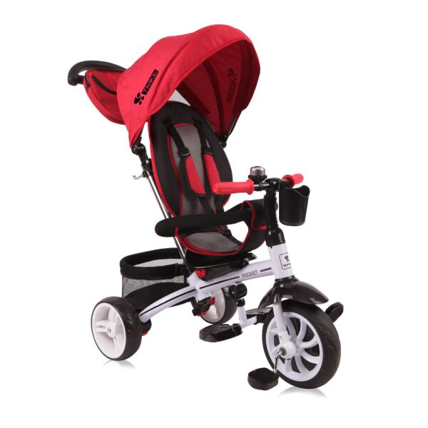 

Трехколесный велосипед + беговел Rocket Lorelli 100х104х50 см Красный