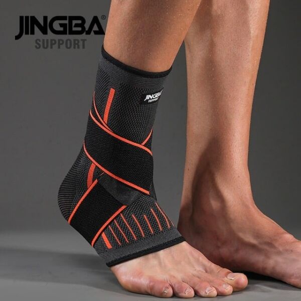 

Бандаж на лодыжку (JS102O) JINGBA SUPPORT L/XL Черно-оранжевый