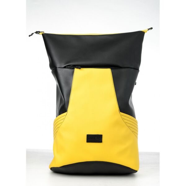 

Рюкзак Sambag RollTop MQN черный с желтым 24320628