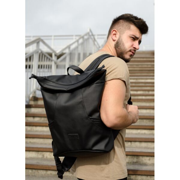 

Мужской рюкзак Sambag RollTop KQN черный 24320001m