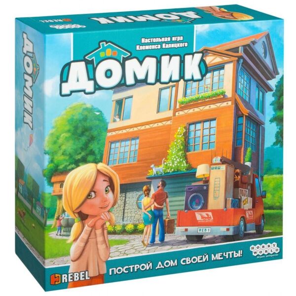 

Настольная игра Домик Hobby World 27,1х27,1х6,6 см Разноцветный
