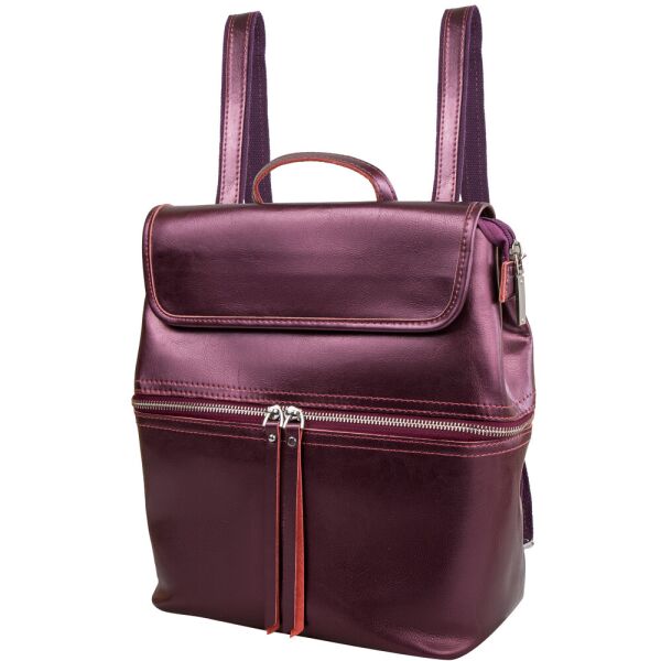 

Женская кожаная сумка-рюкзак (DETAQ271-26) Valiria Fashion 25х33х,5 см Фиолетовый