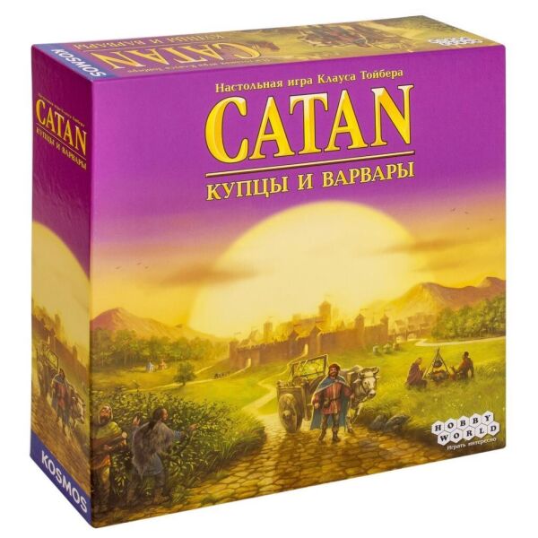 

Настольная игра CATAN Купцы и варвары Hobby World 29,8x29,8x7,1 см Разноцветный