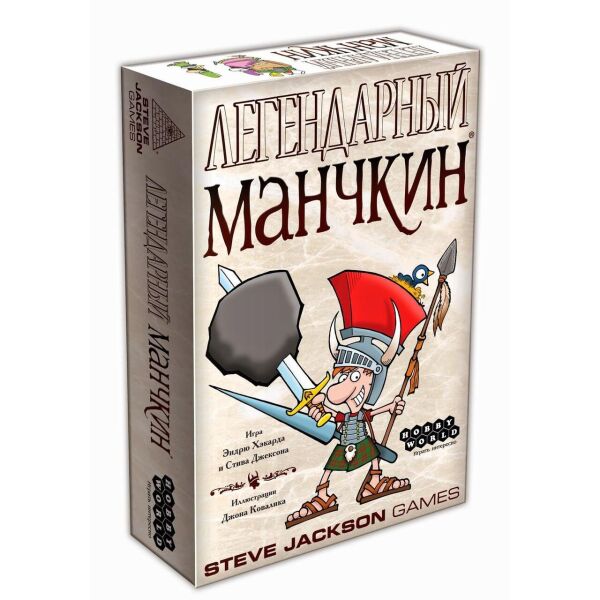 

Настольная игра Легендарный Манчкин от 12 лет Hobby World Разноцветный
