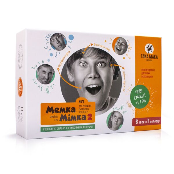 

Настольная игра Мемка Мимка 2 от 3 лет Така Мака Разноцветный