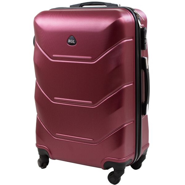 

Чемодан маленький на 4-х колесах (RGL720S-maroon) Rogal 33х47х21 см Бордовый
