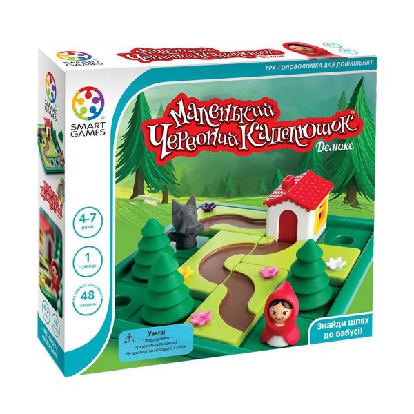

Настольная игра-головоломка Маленький Красная Шапочка от 4 до 7 лет Smart Games Разноцветный