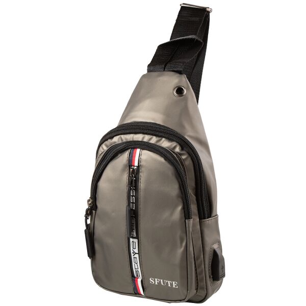 

Мужская сумка-рюкзак (3DETAU9907-10-1) Valiria Fashion 17х29х8,5 см Серый